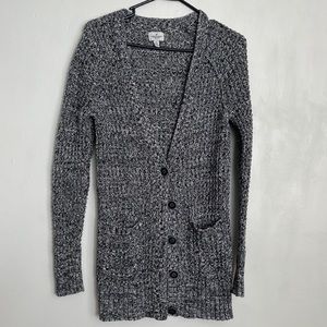American Eagle Outfitters Gray Cardigan Sweater